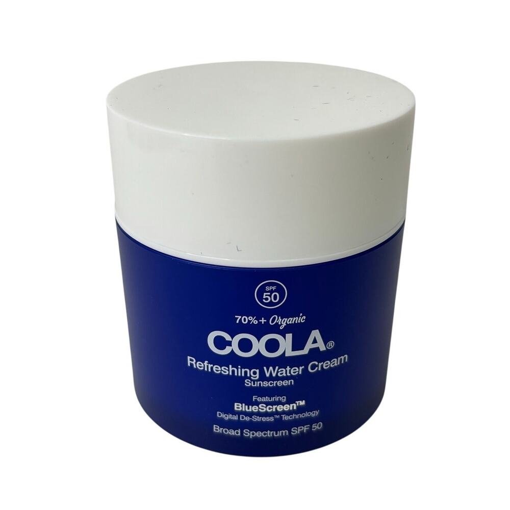 COOLA Refreshing Water Cream Sunscreen SPF 50 BlueScreen 1.5 oz EXP 01/27